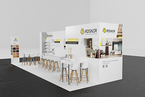 Stand van Rosner op de beurs Holz-Handwerk